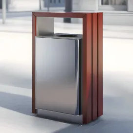 Street trash bin 9